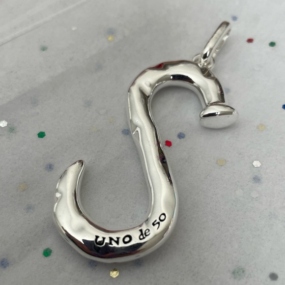 Uno de 50 • Initial S • Silver plated • Large - Picture 4 of 10